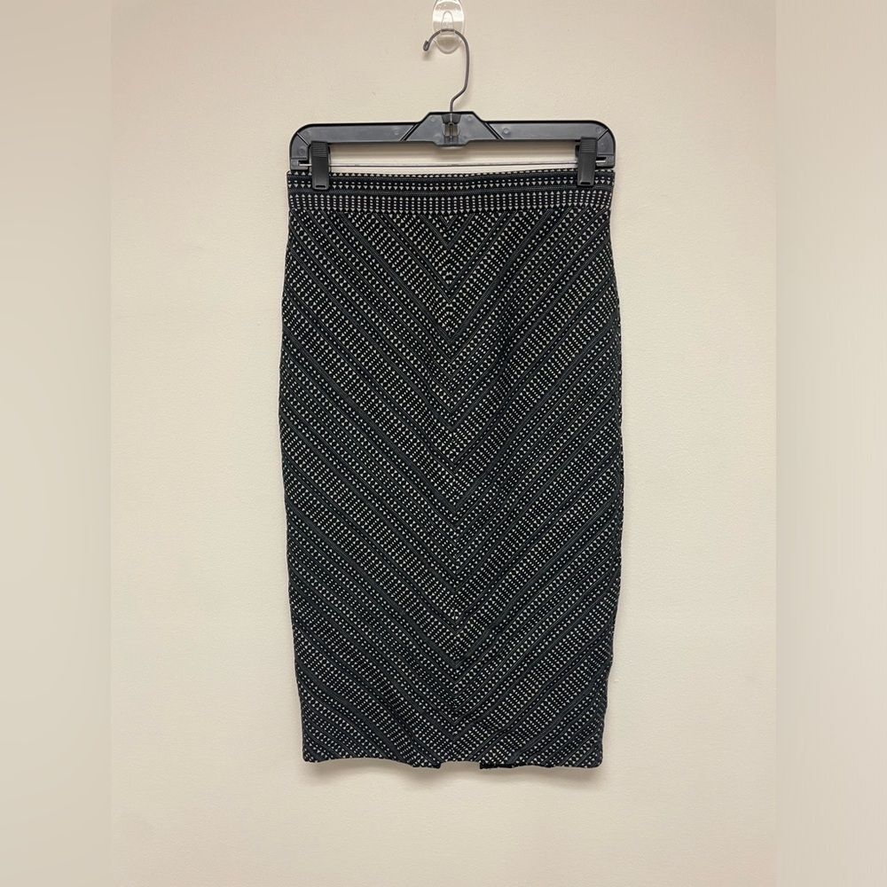 Urban Outfitters Black and White Tribal Print Bodycon Pencil Skirt SZ M